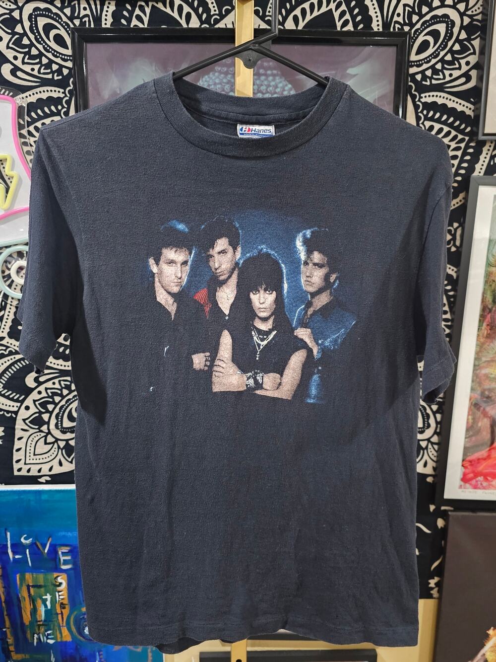 Rare 1985 Joan Jett And The Blackhearts Double Sided Band Tee, Medium